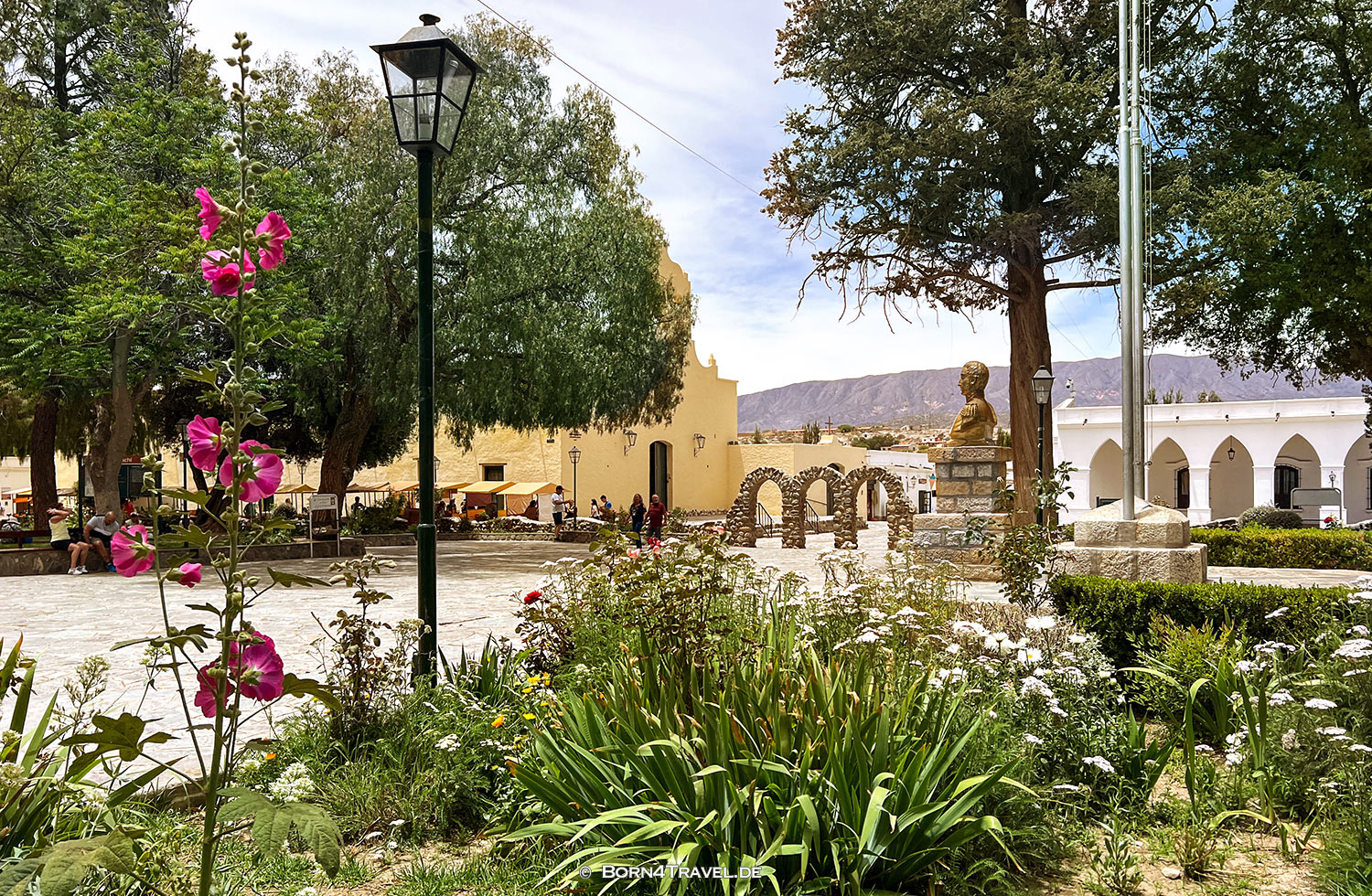 Plaza 9 de Julio,Cachi,Argentina,born4travel.de Plaza 9 de Julio,Cachi,Argentina,born4travel.de