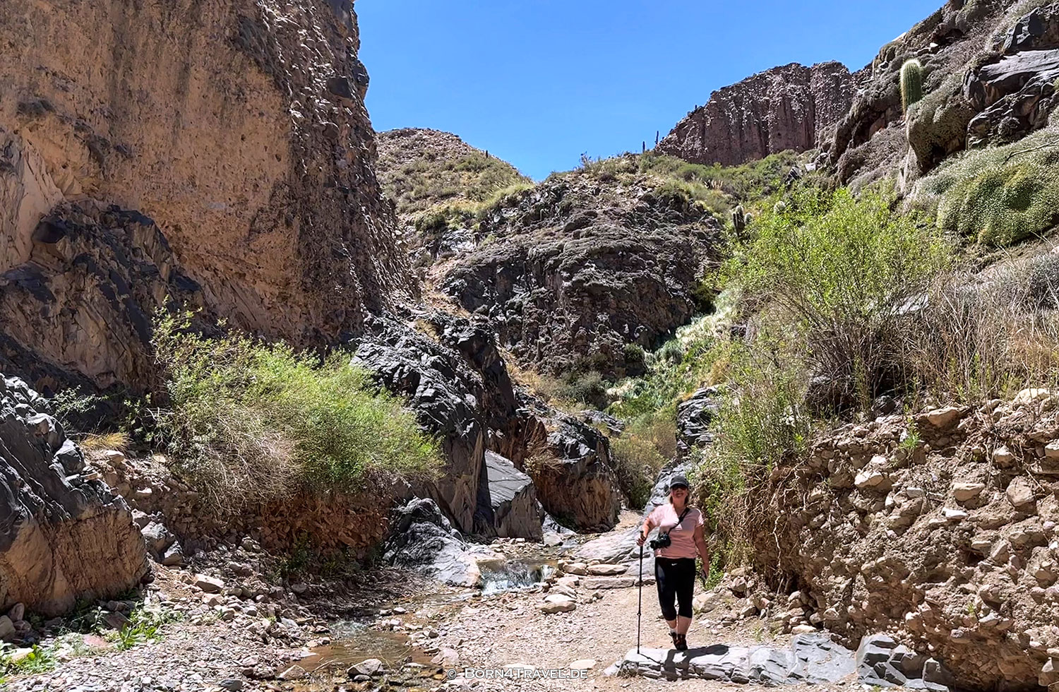 Walk in La Graganta del Diablo,Tilcara,Argentinien,born4travel.de Walk in La Graganta del Diablo,Tilcara,Argentinien,born4travel.de