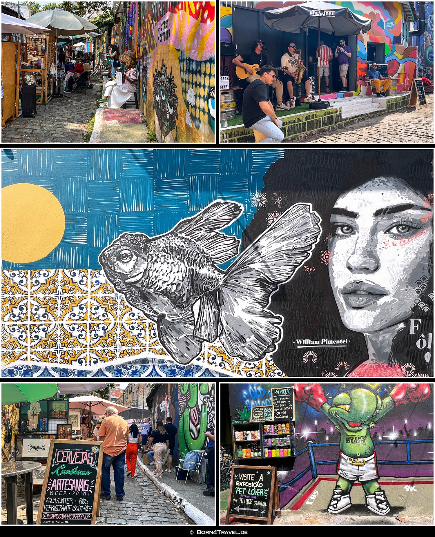 Beco do Batman,São Paulo,Brasilien 2024,born4travel.de Beco do Batman,São Paulo,Brasilien 2024,born4travel.de