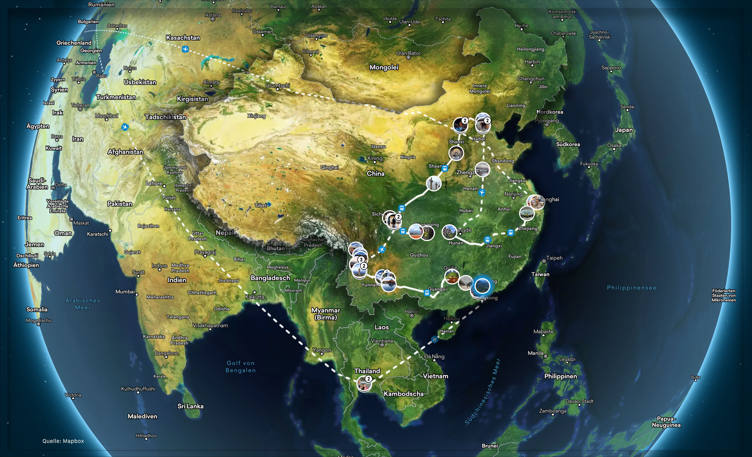 Route ,born4travel.de