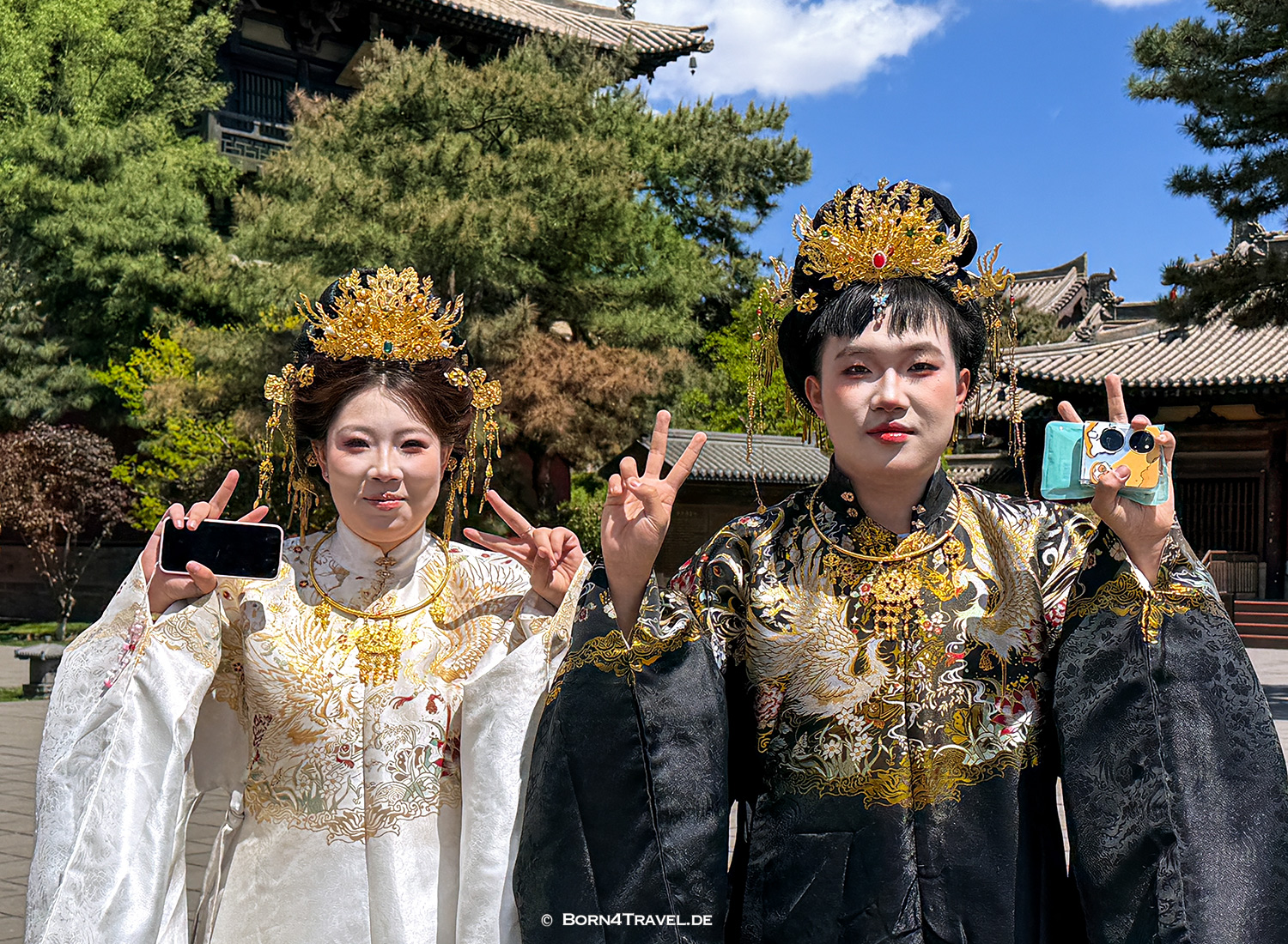 Hanfu,Huayan Tempel,Datong,China2026,born4travel.de
