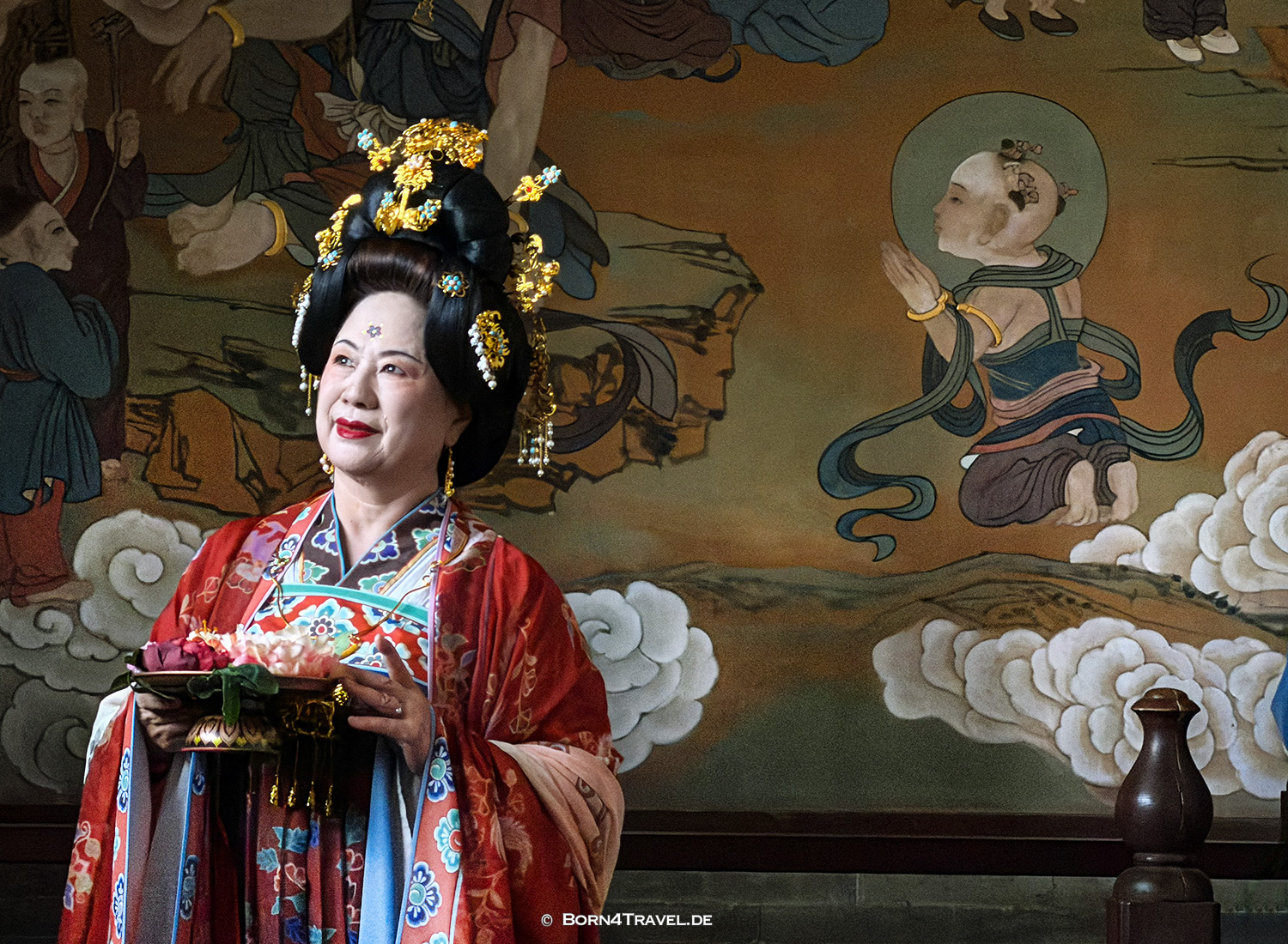 Hanfu,Huayan Tempel,Datong,China2026,born4travel.de