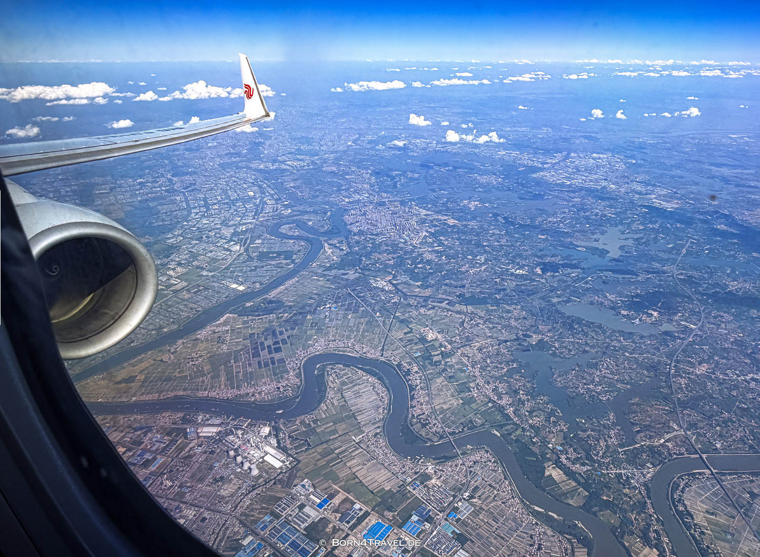 Around Nanyang / south Henan, CA 8609 Beijing to Zhangjiajie flight, China2026,born4travel.de