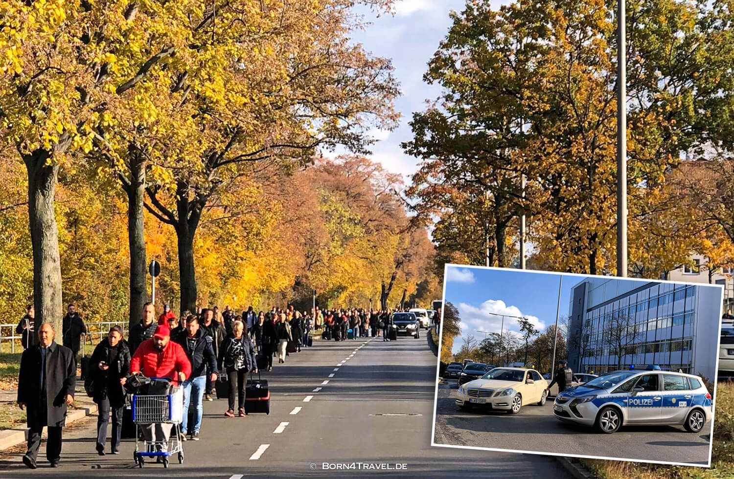 zu Fuß auf dem Weg zum TXL,Tokyo 2019,born4travel.de