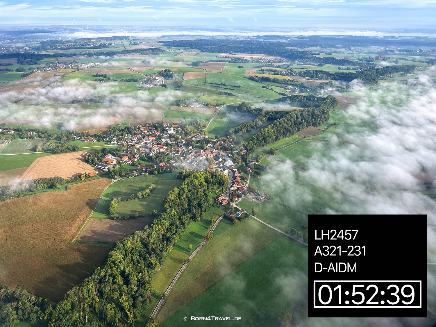 Bayern - Anflug auf MUC,born4travel.de