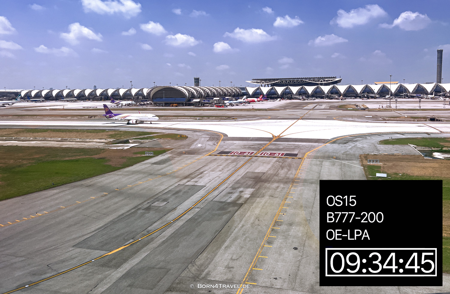 Austrian airline Wien-BKK,2025,born4travel.de