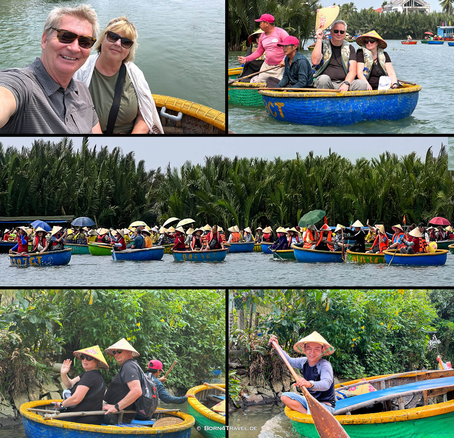 Coconut Basket Boat Tour in Hội An,Vietnam2025,born4travel.de