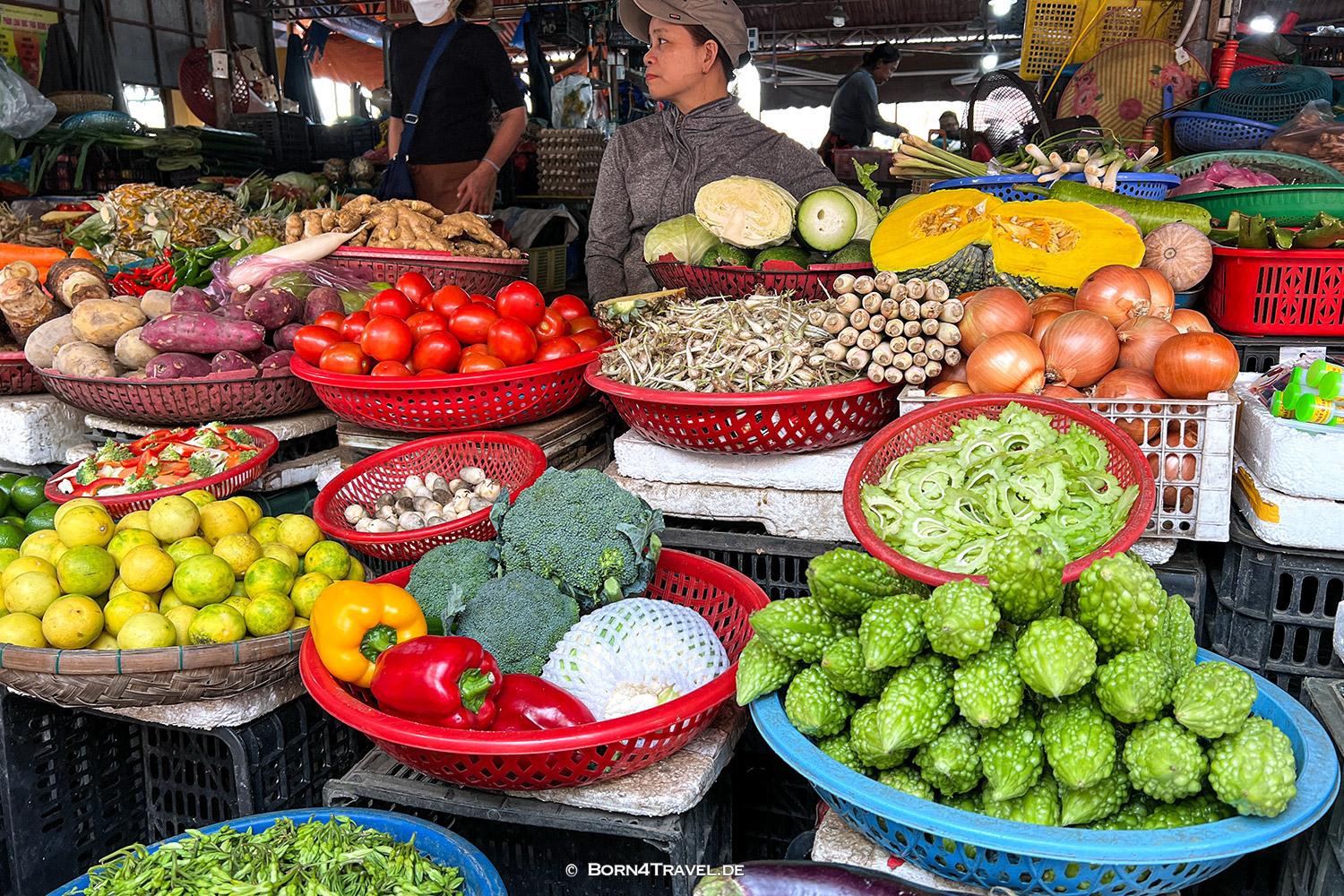 Zentrale Lebensmittelmarkt  in Hội An,Vietnam2025,born4travel.de
