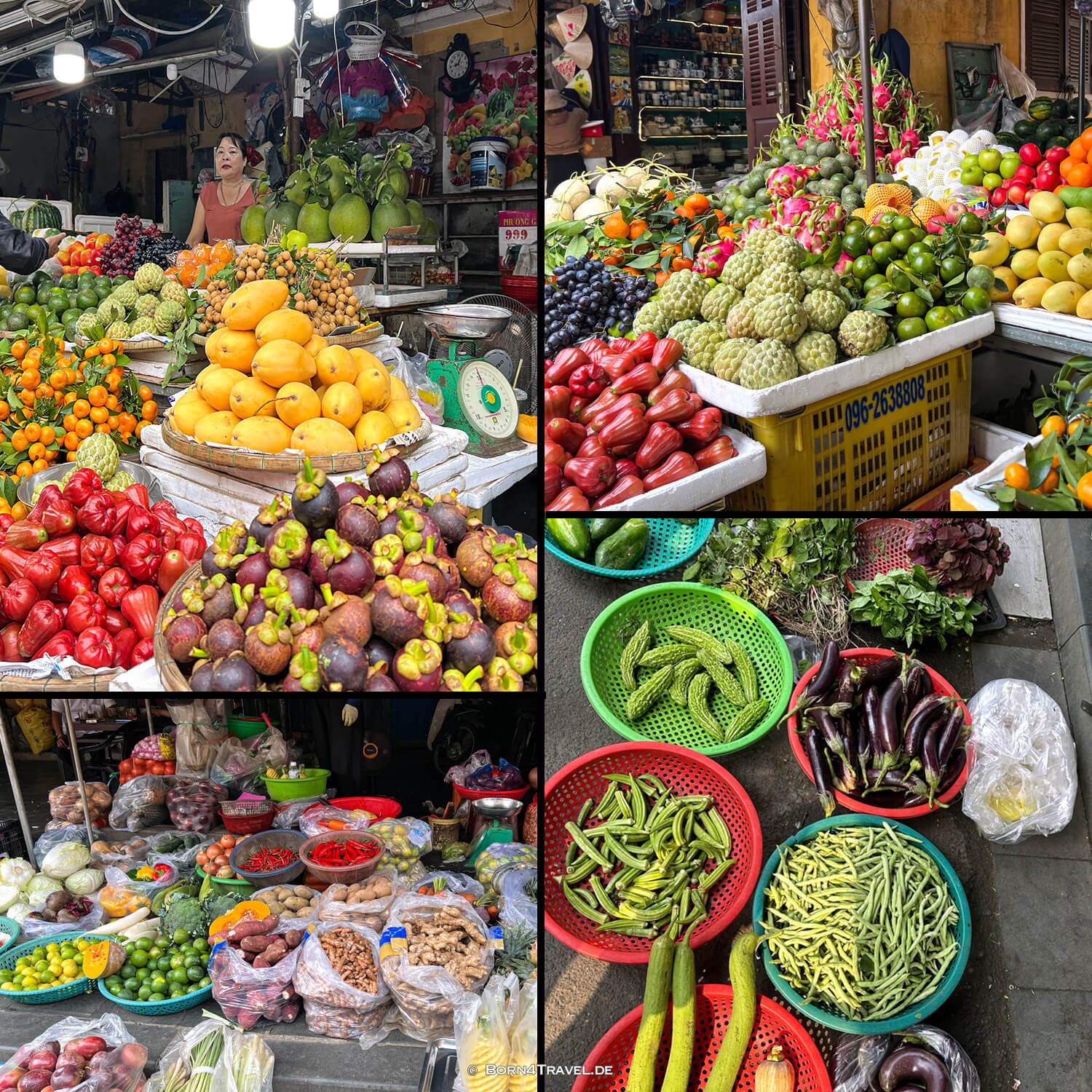 Zentrale Lebensmittelmarkt  in Hội An,Vietnam2025,born4travel.de