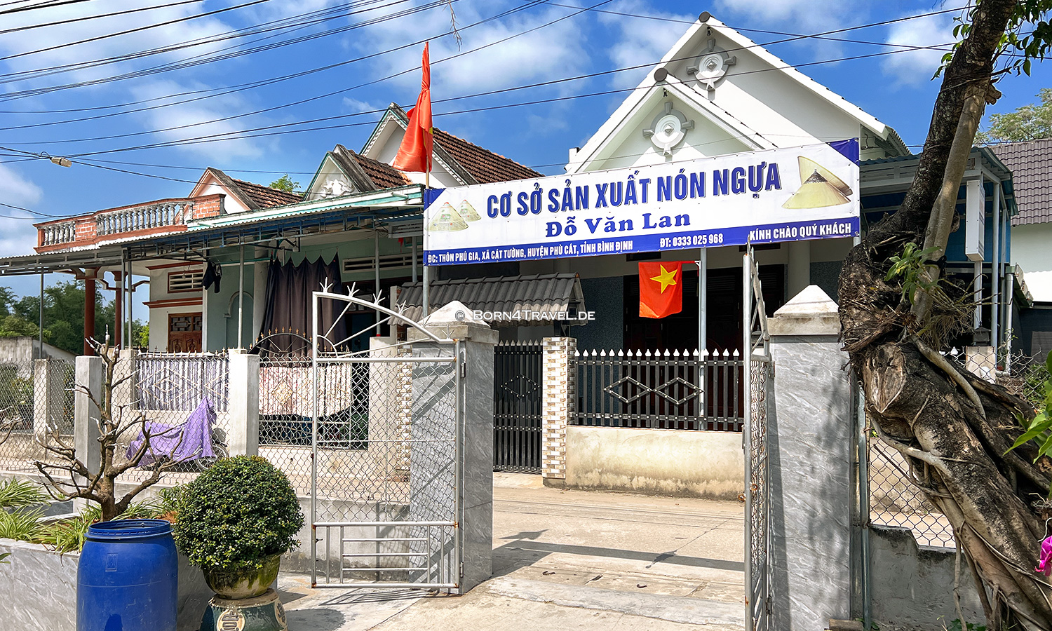 Herstellung Vietnamesischer Hüte in Phù Cát,Vietnam2025,born4travel.de Herstellung Vietnamesischer Hüte in Phù Cát,,Vietnam2025,born4travel.de